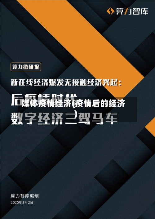 媒体疫情经济(疫情后的经济)-第1张图片