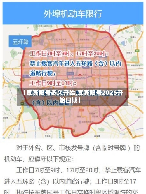 【宜宾限号多久开始,宜宾限号2026开始日期】-第1张图片
