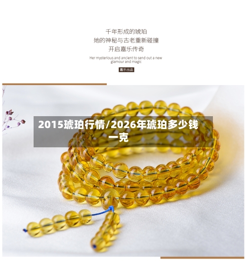 2015琥珀行情/2026年琥珀多少钱一克-第2张图片