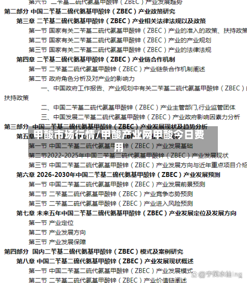甲酸市场行情/甲酸产业网甲酸今日费用-第2张图片