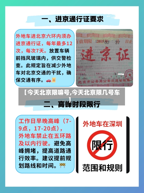 【今天北京限嘛号,今天北京限几号车】-第2张图片