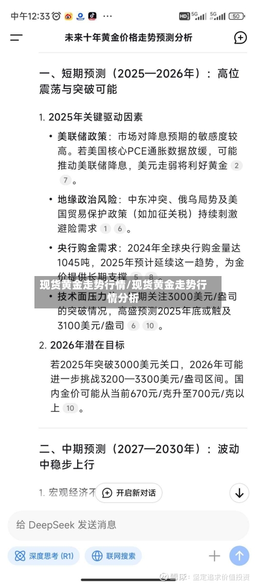 现货黄金走势行情/现货黄金走势行情分析-第2张图片